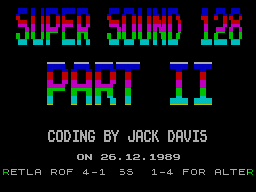 Screen from Super Sound 128K Part II