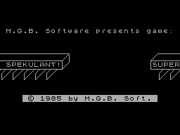 Screen from Super Spekulant