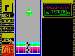 Screen from Super Tetris