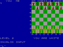 Screen from Superchess II