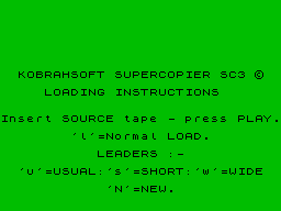 Screen from Supercopier SC3