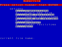 Screen from Superfile