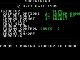 Screen from Superintro