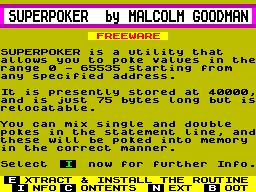 Screen from Superpoker