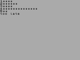Screen from Supersonic Bomber