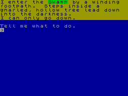 Screen from The Swamp