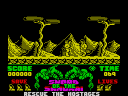 Screen from Sword of the Samurai
