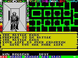 Screen from Swords & Sorcery
