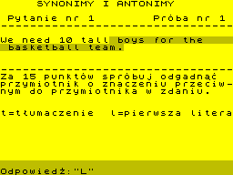 Screen from Synonimy i Antonimy