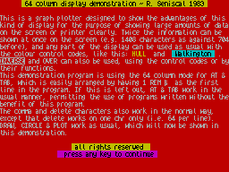 Screen from Sys 64