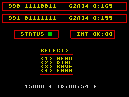 Screen from System 15000 - 2nd Edition
