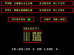 Screen from System 15000