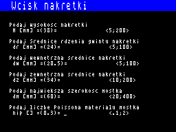 Screen from System AMA.02