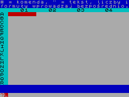 Screen from Tabela