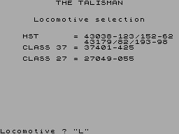 Screen from Talisman