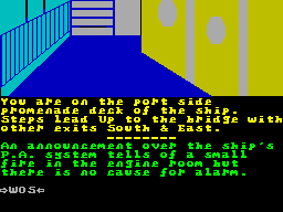 Screen from Tape 1