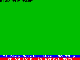 Screen from Tape Catloader