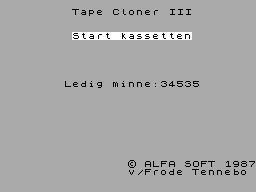 Screen from Tape Cloner III