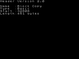 Screen from Tape to Microdrive