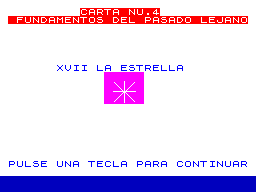 Screen from Tarot Cibernetico