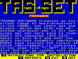 Screen from Tas-Set