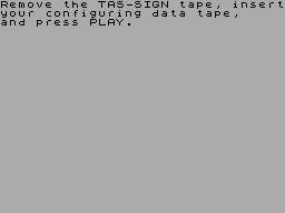 Screen from Tas-Sign