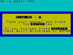 Screen from Tas-Trig - Basic Trigonometry