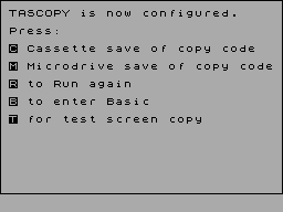 Screen from Tascopy