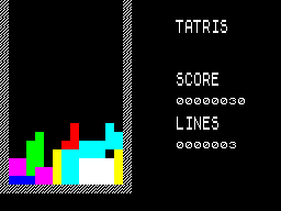 Screen from Tatris