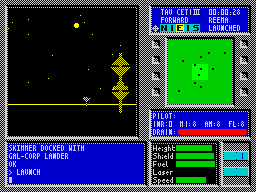 Screen from Tau Ceti