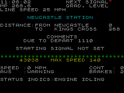 Screen from Tees-Tyne Pullman