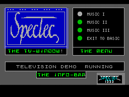 Screen from The Television Demo