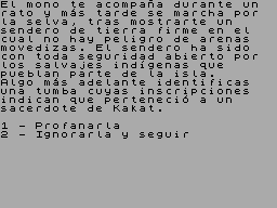 Screen from El Templo de la Llama