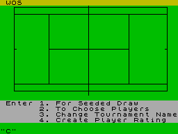 Screen from Tennis Master