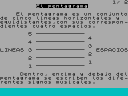 Screen from Teoria de la Musica - Curso I