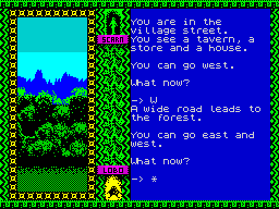 Screen from The Terrors of Trantoss