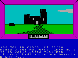 Screen from Il Tesoro di Malpetra