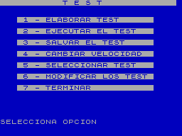 Screen from Test