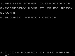 Screen from Test Inteligencji