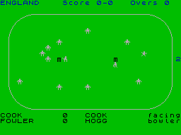 Screen from Test Match + One Day Cricket
