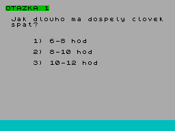Screen from Test Zpusobu Zivota