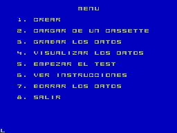 Screen from Tester