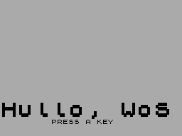 Screen from Text Modes