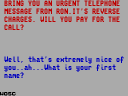 Screen from That's the Ticket!