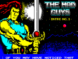 Screen from The Mad Guys Intro 1