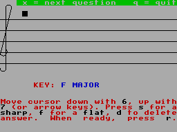 Screen from Theory of Music Questions & Exercises