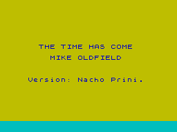 Screen from The Time Has Come