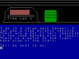Screen from Time Quest