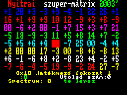 Screen from Tizmatrix