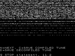 Screen from Tizzme